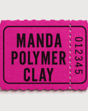 11h45 - 13h45 Manda Theart Polymer Clay Class