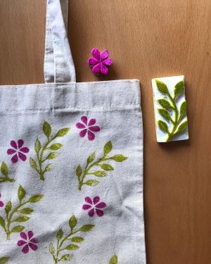 09h30 to 11h30 Block Printing a Tote