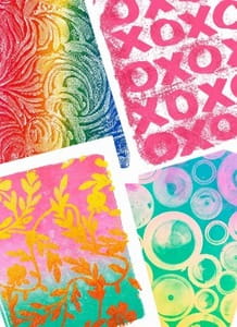 14h00 to 16h00 Gelli Plate Printing